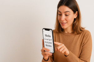 Personalizar fontes para Instagram